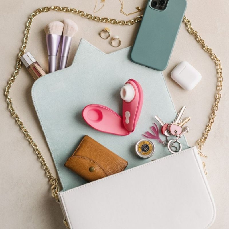 Вакуумний кліторальний вібратор Womanizer Liberty 2 Vibrant Rose, рожевий вид 20