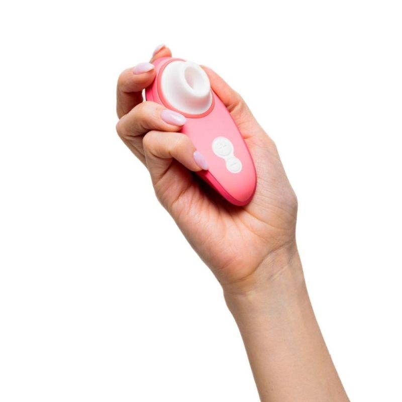 Вакуумний кліторальний вібратор Womanizer Liberty 2 Vibrant Rose, рожевий вид 11