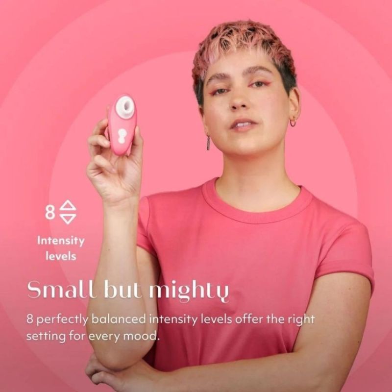 Вакуумний кліторальний вібратор Womanizer Liberty 2 Vibrant Rose, рожевий вид 15