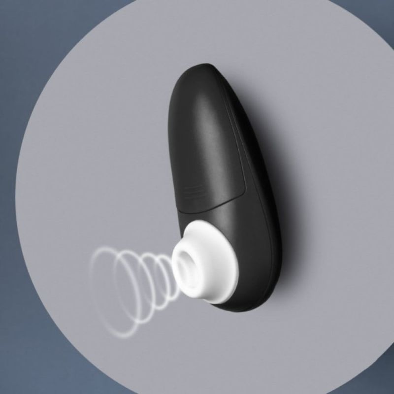 Вакуумний міні-стимулятор клітора Womanizer Mini 2, чорний вид 5