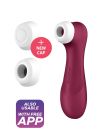 Вакуумний смарт стимулятор Satisfyer Pro 2 Generation 3 Liquid Air Technology, бордовий вид 2