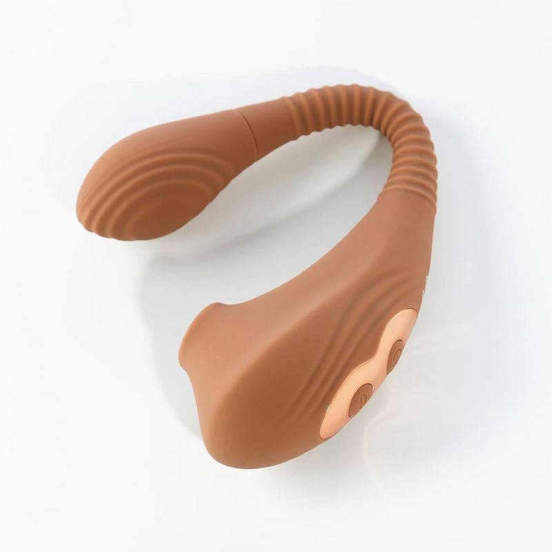 Вакуумный стимулятор для клитора Sweet Em Velvet Lure коричневый USB вид 8