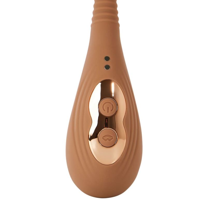 Вакуумний стимулятор для клітор Sweet Em Velvet Lure коричневий USB вид 5