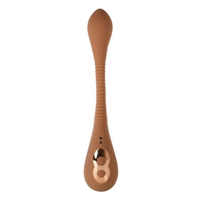 Вакуумний стимулятор для клітор Sweet Em Velvet Lure коричневий USB