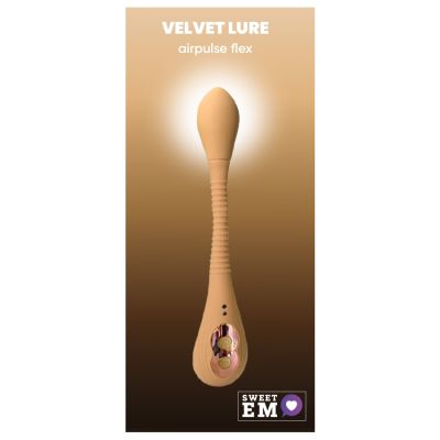 Вакуумный стимулятор для клитора Sweet Em Velvet Lure коричневый USB