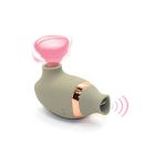 Вакуумний стимулятор клітора з функцією лизання (рухомий язичок) Sweet Em Velvet Lure, зелений USB вид 8