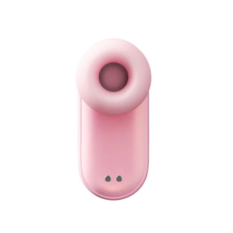 Вакуумный стимулятор для клитора BeYourLover Alggie в кейсе в форме наушника, розовый вид 4