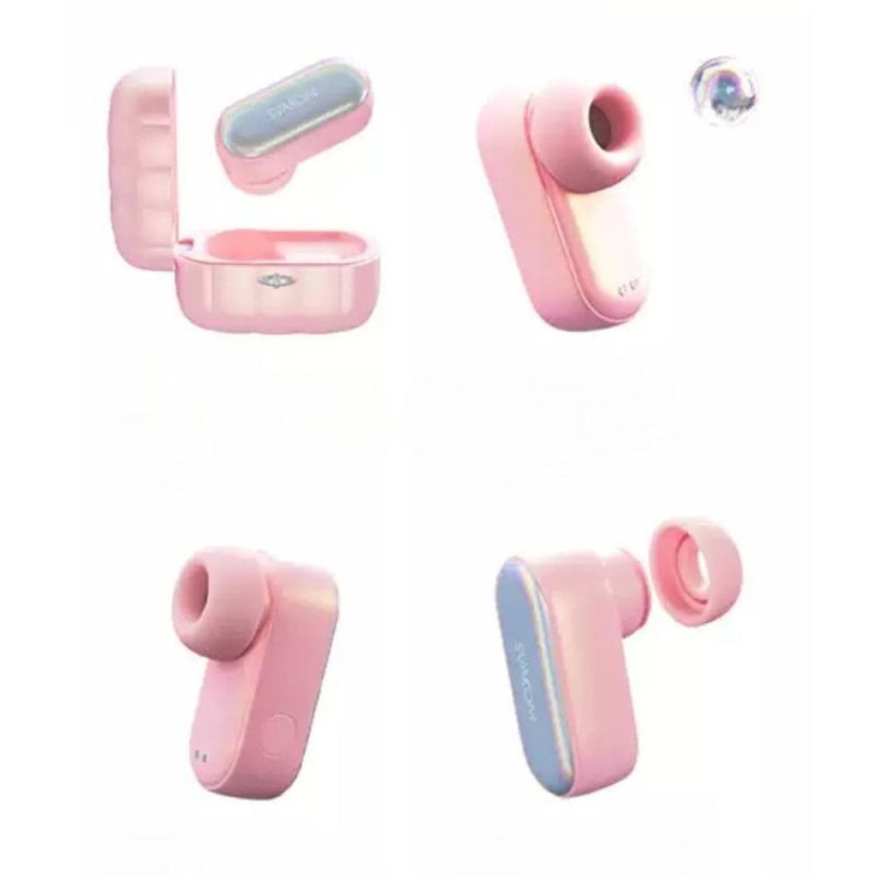 Вакуумний стимулятор для клітора BeYourLover Alggie в кейсі у формі навушника, рожевий вид 9