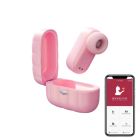 Вакуумный стимулятор для клитора BeYourLover Alggie в кейсе в форме наушника, розовый вид 2