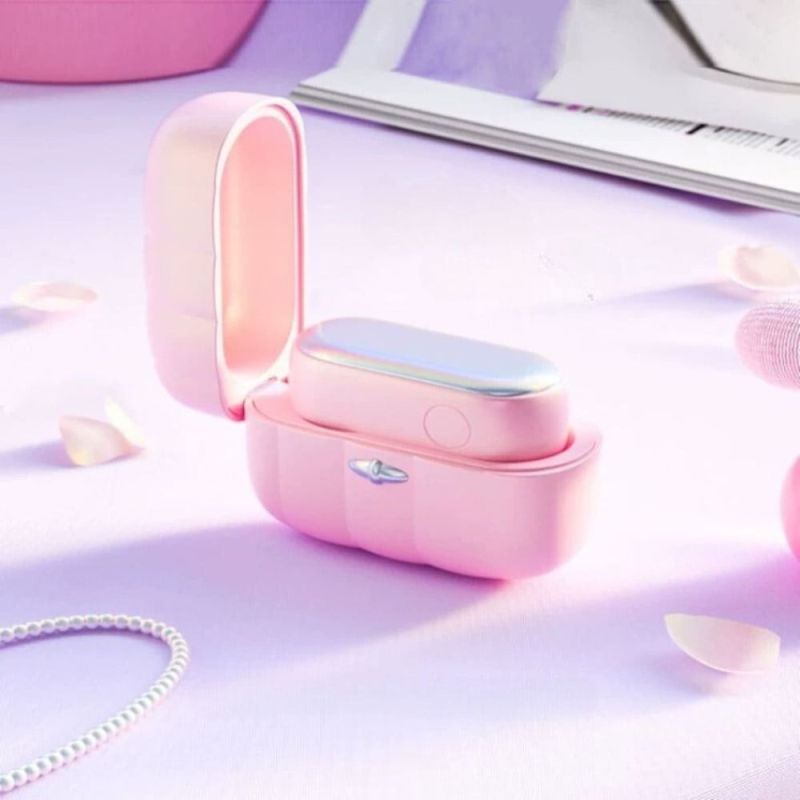 Вакуумний стимулятор для клітора BeYourLover Alggie в кейсі у формі навушника, рожевий вид 10