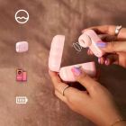 Вакуумний стимулятор для клітора BeYourLover Alggie в кейсі у формі навушника, рожевий вид 11