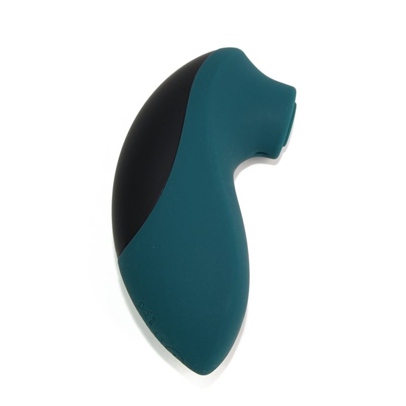 Вакуумний стимулятор для клітора Sweet Em, чорно-зелений вид 4