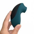 Вакуумний стимулятор для клітора Sweet Em, чорно-зелений вид 6