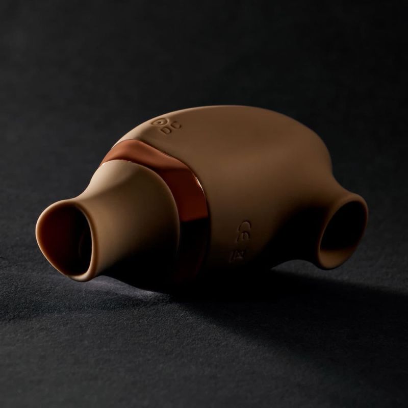 Вакуумний стимулятор для клітора Sweet Em з функцією лизання (рухливий язичок), блакитний вид 8