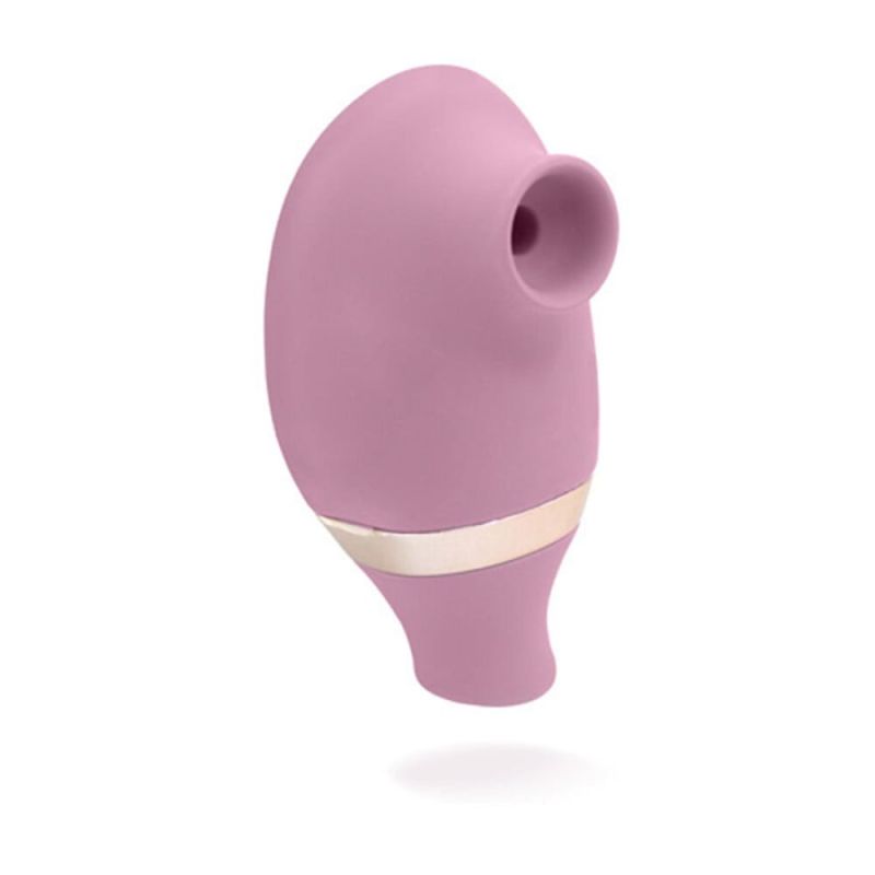 Вакуумный стимулятор для клитора Sweet Em с функцией лизания (подвижный язычок), розовый вид 4