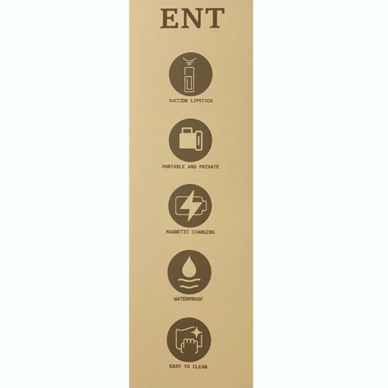 Вакуумный стимулятор клитора Every Night Toys в форме помады, леопардовый принт вид 3