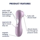 Вакуумный клиторальный стимулятор SATISFYER PRO 2 сиреневый вид 9