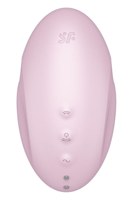 Вакуумний клітор стимулятор Satisfyer Vulva Lover 3 з вібрацією, рожевий вид 7