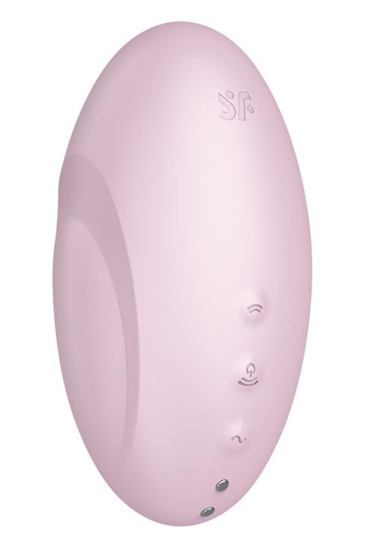 Вакуумний клітор стимулятор Satisfyer Vulva Lover 3 з вібрацією, рожевий вид 6