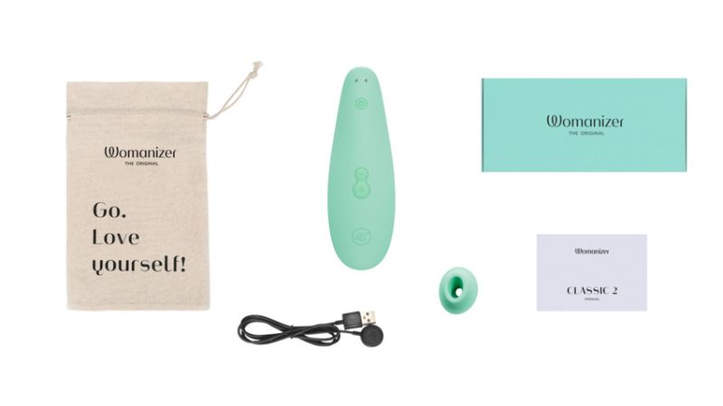 Вакуумний стимулятор клітора Womanizer Marilyn Monroe Mint вид 9