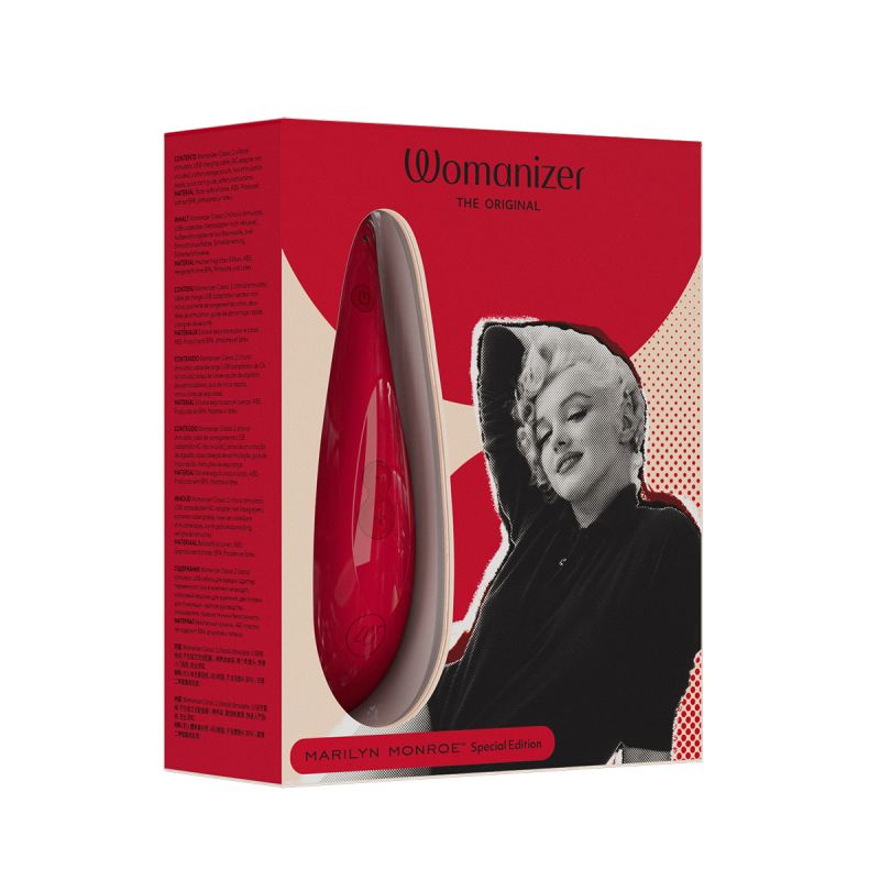 Вакуумний стимулятор клітора Womanizer Marilyn Monroe Vivid Red вид 23