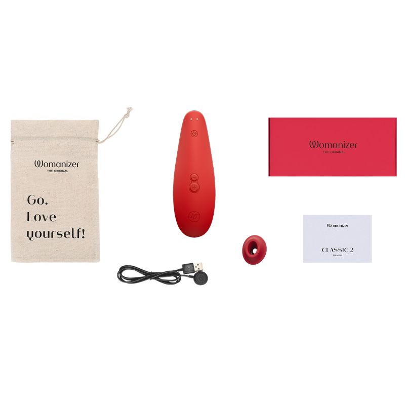 Вакуумный стимулятор клитора Womanizer Marilyn Monroe Vivid Red вид 11