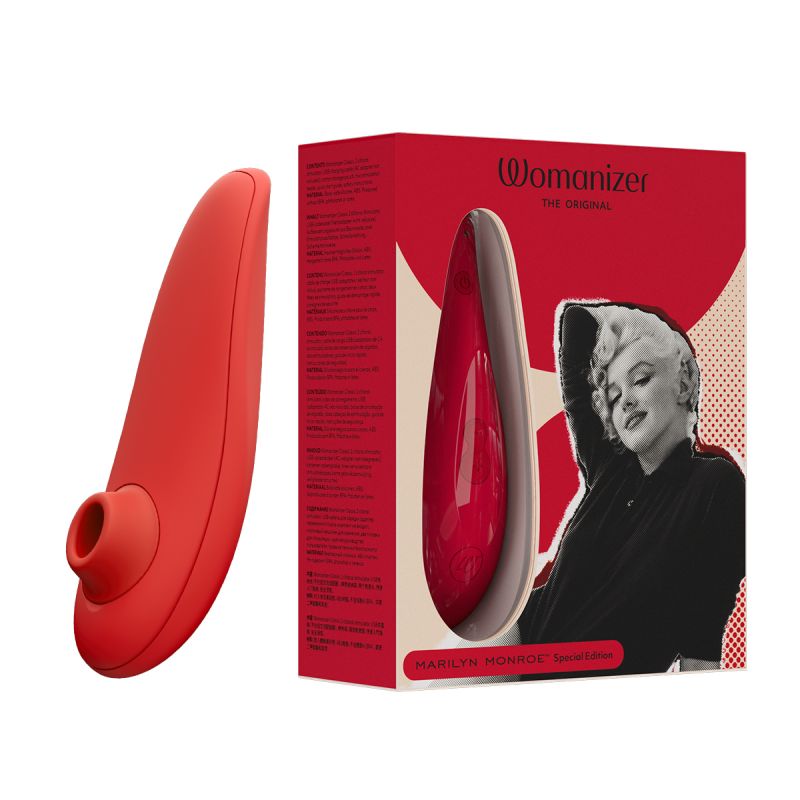 Вакуумний стимулятор клітора Womanizer Marilyn Monroe Vivid Red вид 2