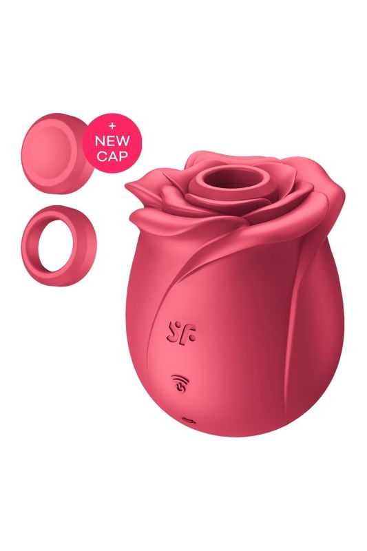 Вакуумний стимулятор троянда Satisfyer Pro 2 червоний, 7 см вид 5