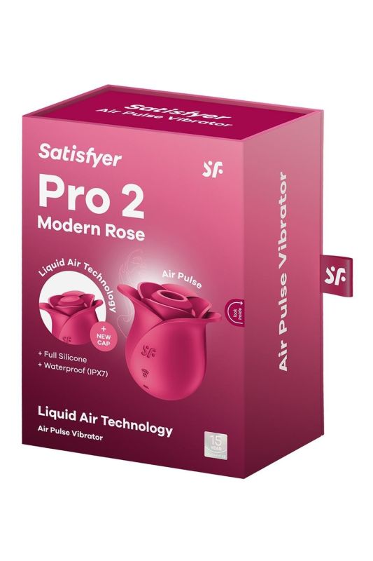 Вакуумний стимулятор троянда Satisfyer Pro 2 рожевий, 6.5 см вид 7