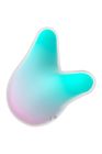 Вакуумний стимулятор із вібрацією Satisfyer Mermaid Vibes, м'ятно-рожевий вид 5