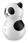 Вакуумний стимулятор із вібрацією Satisfyer Pocket Panda чорно-білий, 8.9 см вид 4