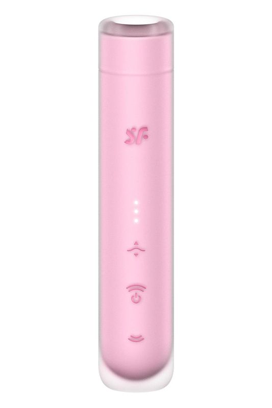 Вакуумний стимулятор Satisfyer First Kiss для клітора, рожевий, 12.5 х 2.5 см вид 2