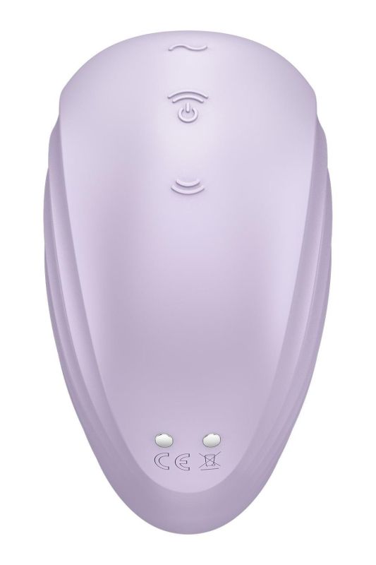 Вакуумний стимулятор Satisfyer Pearl Diver для клітора, з вібрацією, фіолетовий вид 6