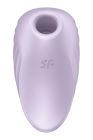 Вакуумний стимулятор Satisfyer Pearl Diver для клітора, з вібрацією, фіолетовий вид 3