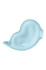 Вакуумный стимулятор Satisfyer Sassy Seal с вибрацией, голубой, 9.5 см вид 6