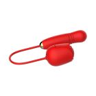 Вакуумный стимулятор в виде розы Every Night Toys с пульсацией, красный вид 5