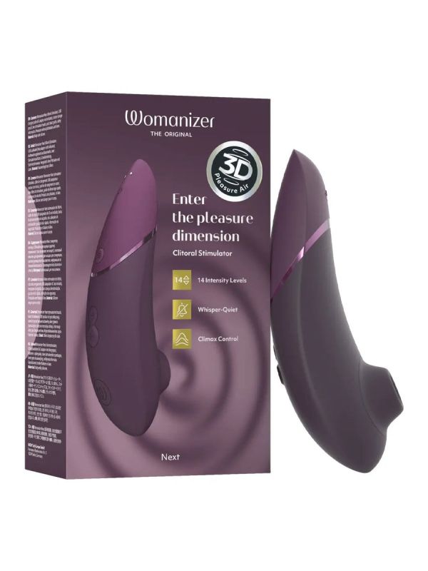 Вакуумный стимулятор Womanizer Next Dark, фиолетовый вид 2