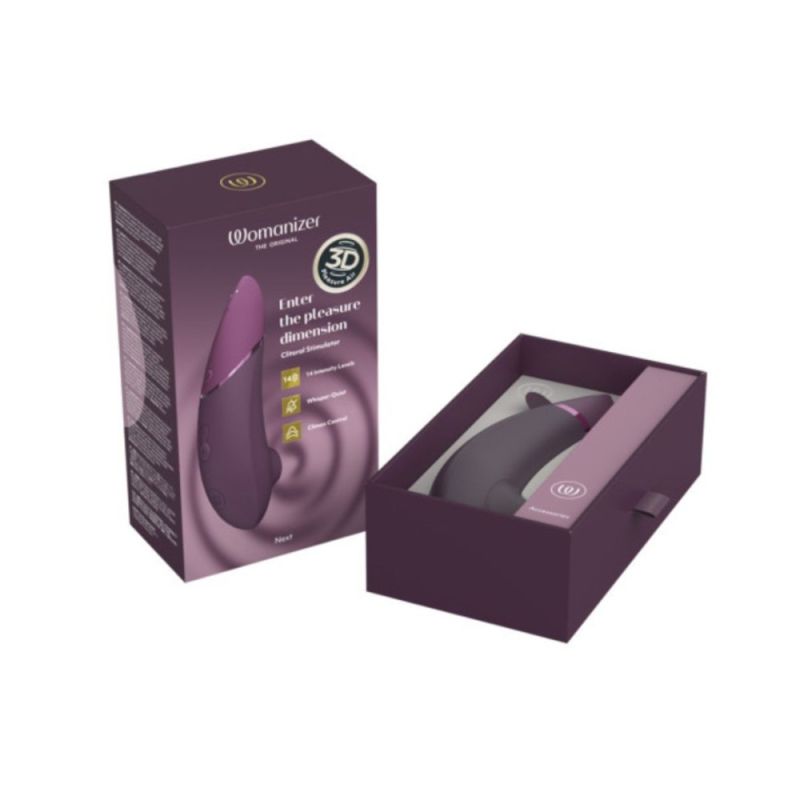 Вакуумный стимулятор Womanizer Next Dark, фиолетовый вид 10