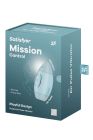 Вакуумний вібратор подвійної дії у вигляді Ракети Satisfyer Mission Control, блакитний вид 7