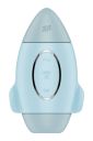 Вакуумный вибратор двойного действия в виде Ракеты Satisfyer Mission Control, голубой