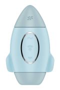 Вакуумний вібратор подвійної дії у вигляді Ракети Satisfyer Mission Control, блакитний