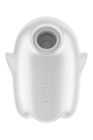 Вакуумний вібратор Satisfyer Glowing Ghost світиться у темряві, білий, 8.4 см. вид 4