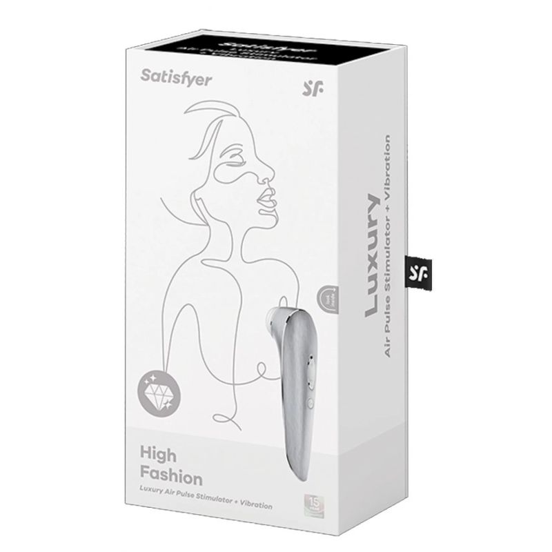 Вакуумний кліторальний стимулятор Satisfyer High Fashion колір металік вид 7