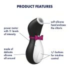 Вакуумний кліторальний стимулятор Satisfyer Pro Penguin, чорний вид 5