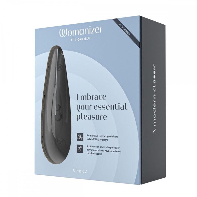 Вакуумный клиторальный стимулятор Womanizer Classic 2 Black вид 31