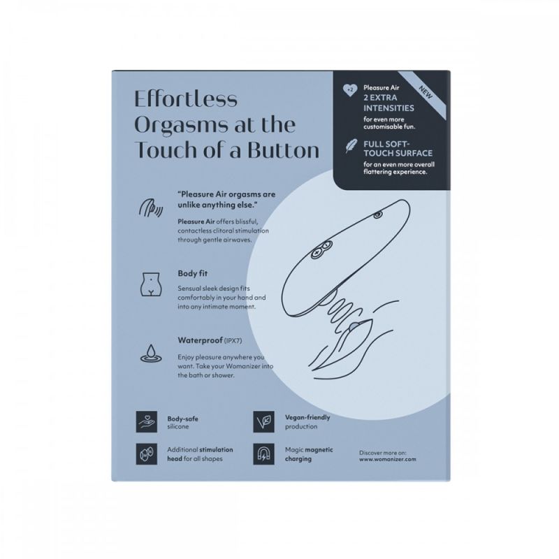 Вакуумний кліторальний стимулятор Womanizer Classic 2 Black вид 29