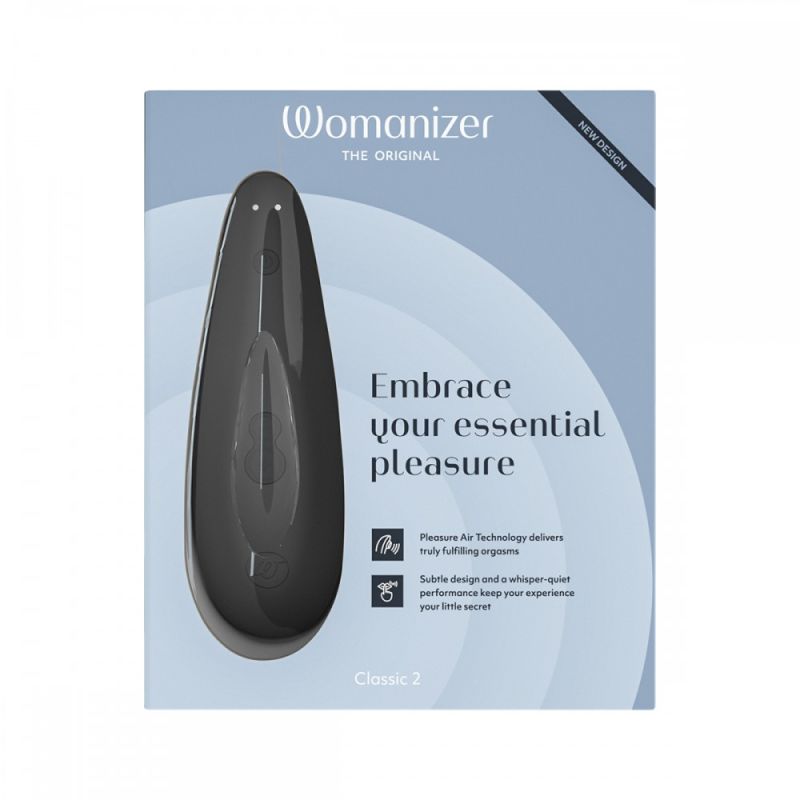 Вакуумний кліторальний стимулятор Womanizer Classic 2 Black вид 28