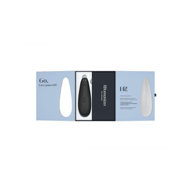 Вакуумный клиторальный стимулятор Womanizer Classic 2 Black вид 30