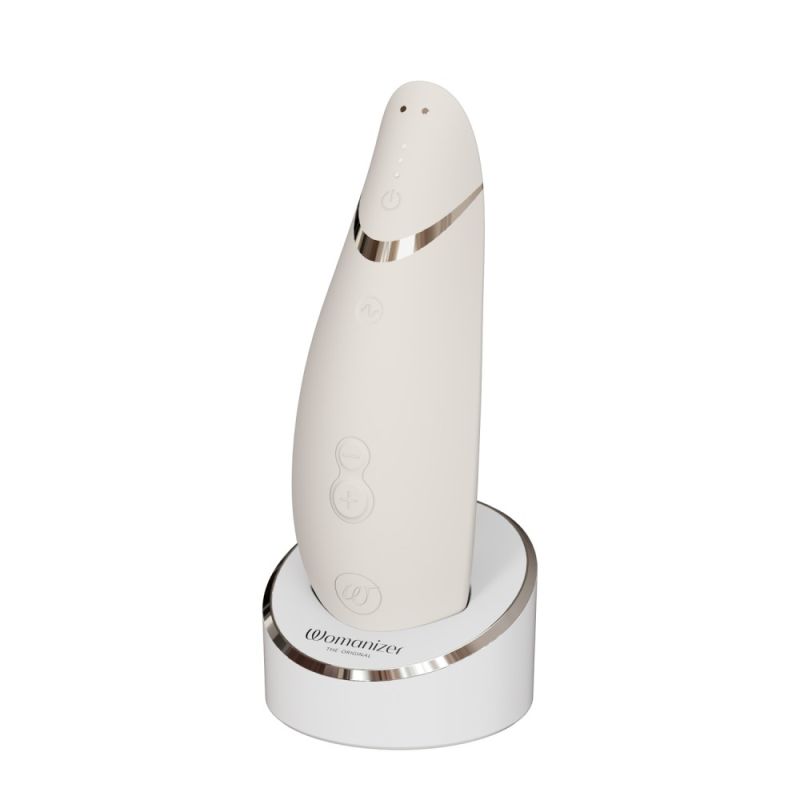 Вакуумный клиторальный стимулятор Womanizer Premium 2 Gray вид 7