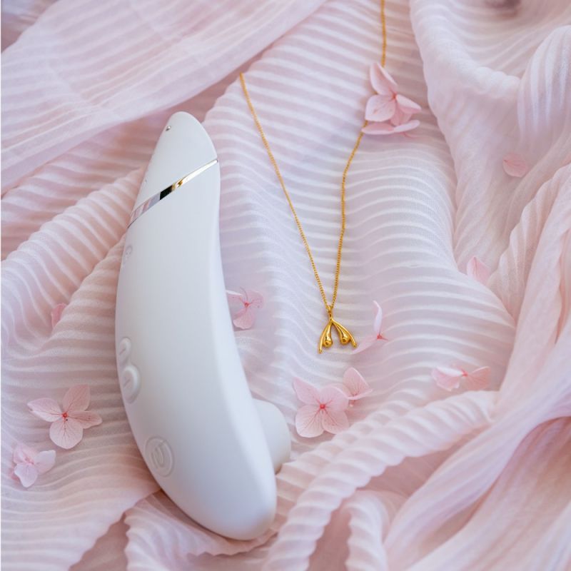 Вакуумний кліторальний стимулятор Womanizer Premium 2 Gray вид 19